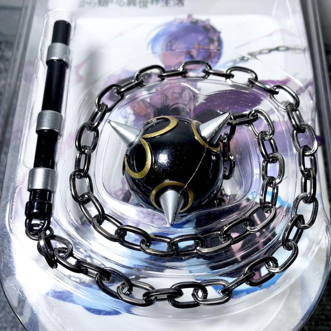 レム　モーニングスター　Re:ゼロから始まる異世界生活●リゼロ　合皮ゴールド　コ Amazon.co.jp: 【公式】二次元コスパ Re:ゼロから始める異世界